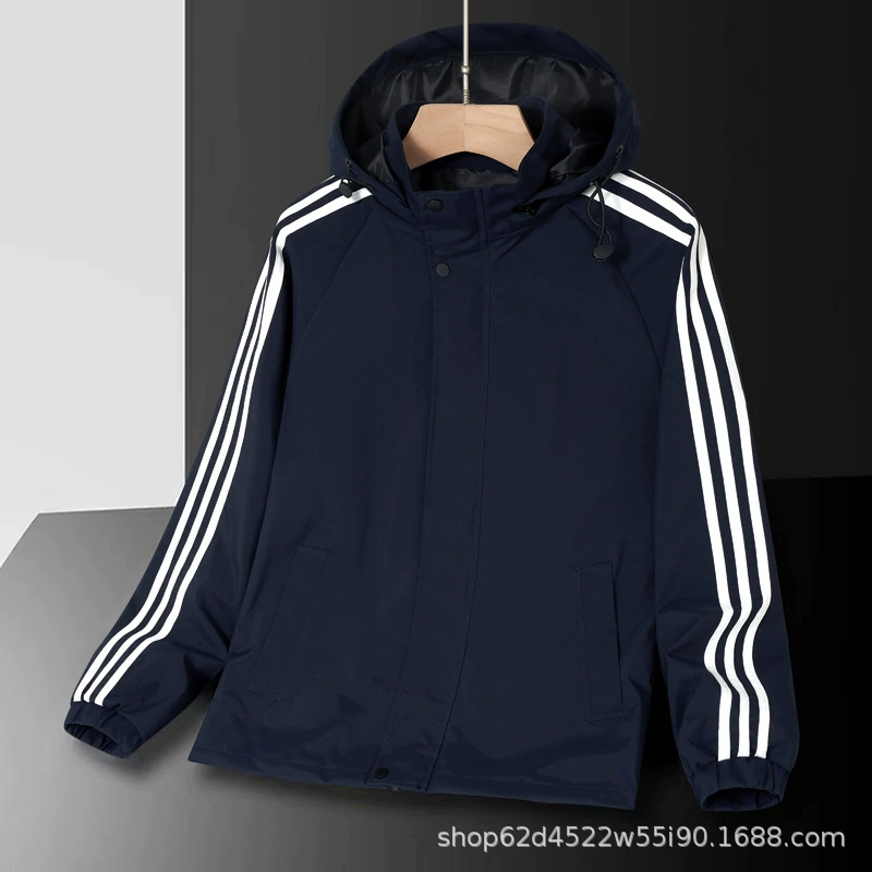 Autumn waterproof windproof breathable jacket with hood