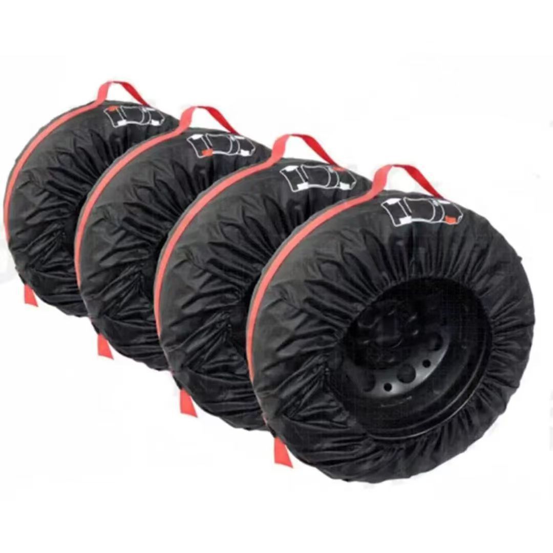 Car tire cover Oxford cloth tire protection dustproof snow storage bag spare tire storage sun protection accessories wholesale