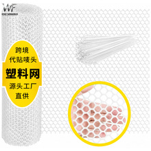 跨境热卖规格齐全塑料网格围栏网养殖育苗塑料网园艺鸡围网塑料网