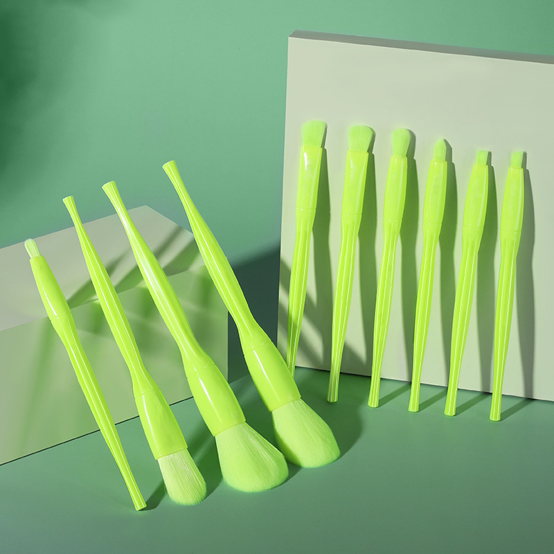 Casual Artificial Fiber Plastic Handle Makeup Brushes 1 Set display picture 2