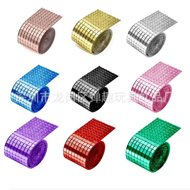 Мозаичная стеклянная самоклеящаяся зеркальная наклейка на стену 3D фон настенное зеркало декоративный патч творческие DIY стеклянные линзы наклейки