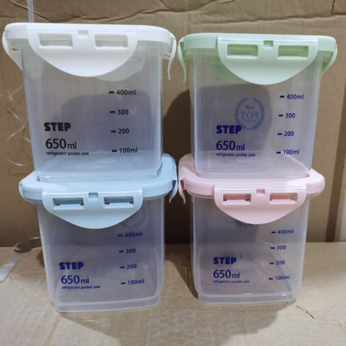 Sealed Jar Storage Container Food Grade PP5 Airtight Box Grains and Cereals Storage Cheese Can Cake Packaging Box 