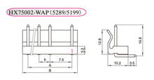 HX����75002 5199-2WAP/3A/4A/5A/6AW 5289������ �Ӳ��5/7.5mm