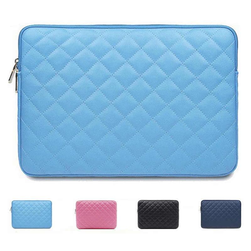 Factory in stock Laptop Bag Rhomboid Embroidered Bubble Pad PU Waterproof High-grade Inner Bag Tablet Bag Factory in stock Laptop Bag Rhomboid Embroidered Bubble Pad PU Waterproof High-grade Inner Bag Tablet Bag