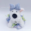 Blue plaid small fresh suit style