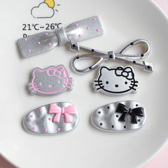 人気かわいい猫アクセサリー携帯電話ケース洞靴diy材料卸売りpj1770