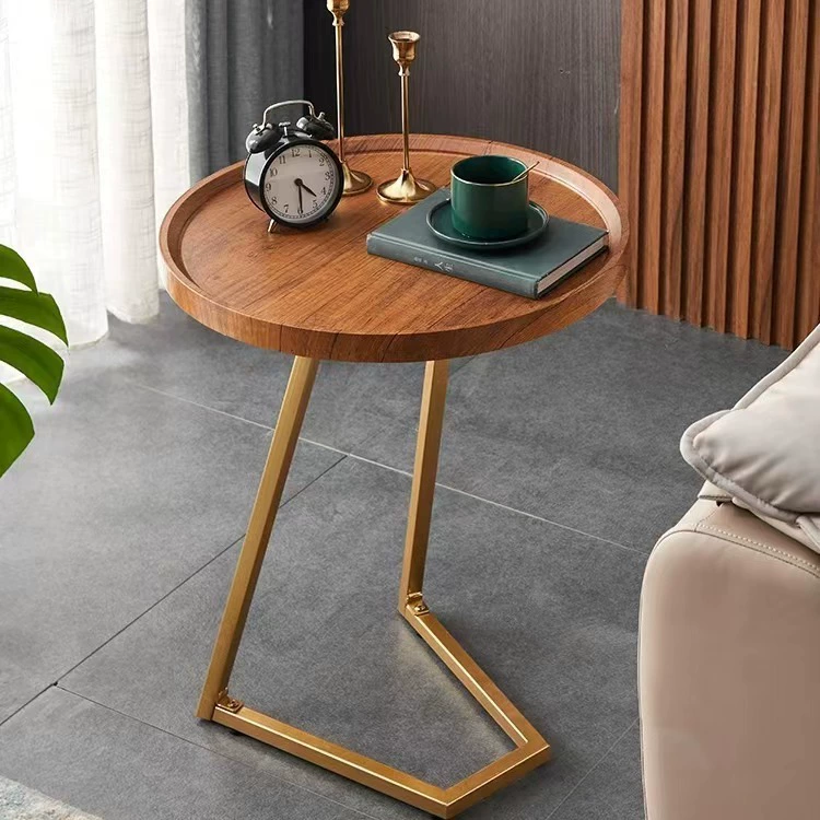 Оптовая продажа: трансграничный столик в стиле лайт-люкс, прикроватный столик в скандинавском стиле, простой современный маленький столик, домашний европейский приставной столик, маленький круглый столик