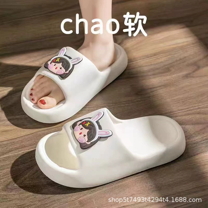Летние модные нескользящие тапочки, мягкая подошва, для любимых