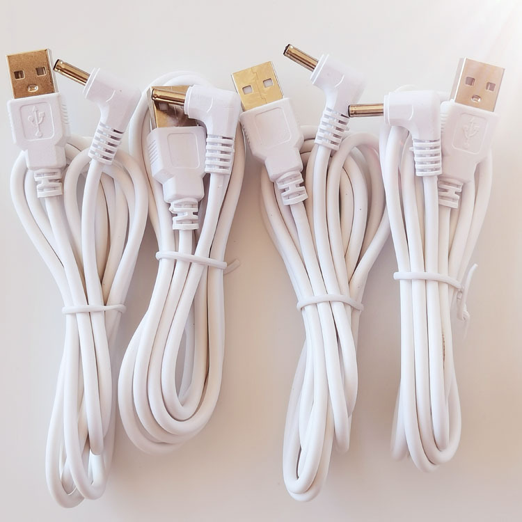 USB转3.5DC弯头充电线,按摩仪,加湿器,玩具,小家电,小夜灯电源线