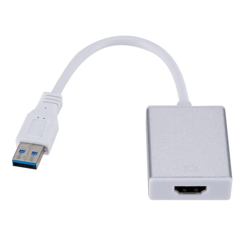 Кабель-конвертер USB в HDMI без драйвера, внешняя видеокарта для компьютера, USB3.0→HDMI