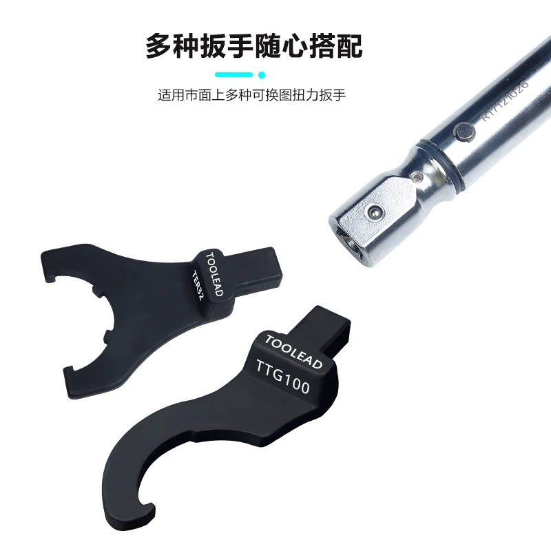 Головка гаечного ключа-крюка серии Toolead TOZ для снятия круглых гаек с боковыми отверстиями, головка гаечного ключа-крюка 40 градусов