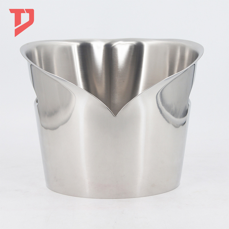 Cubo de hielo Barril de hielo de barra comercial Cubo de champán de gran capacidad de acero inoxidable Cubo de cerveza Cubo de hielo de celebridades de Internet KTV Cubo de partículas de hielo