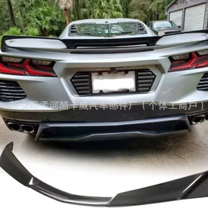 Chevrolet Corvette C8 2020-2024 Modifikasiya Edilmiş Arxa Qanad Zərərsiz Fiksasiya Edilmiş Qanad Spoyler üçün uyğundur