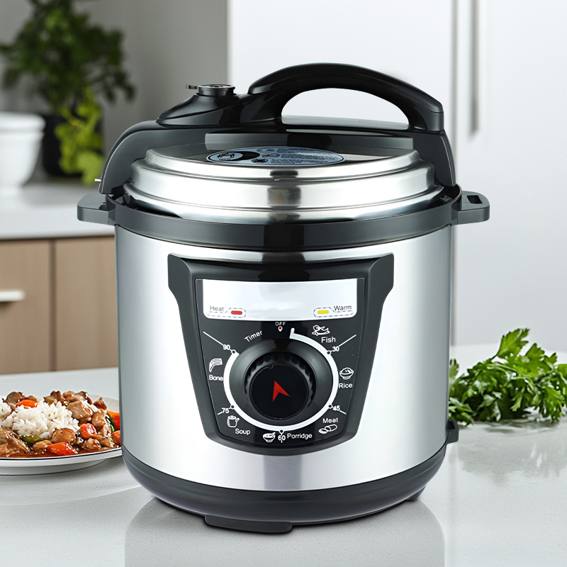 Cross-Border Commercial Electric Pressure Cooker 4L 5L6L 8L 10L 12 Liter Double-Gallon Ultra-Large Capacity Electric Pressure Cooker Rice Cooker