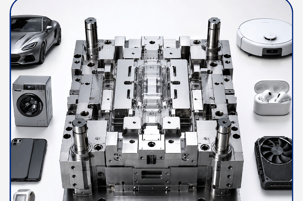 Customized Injection Molds for Car Speaker Accessories, Plastic Injection Molding Mold Maker, Supports Light Customization