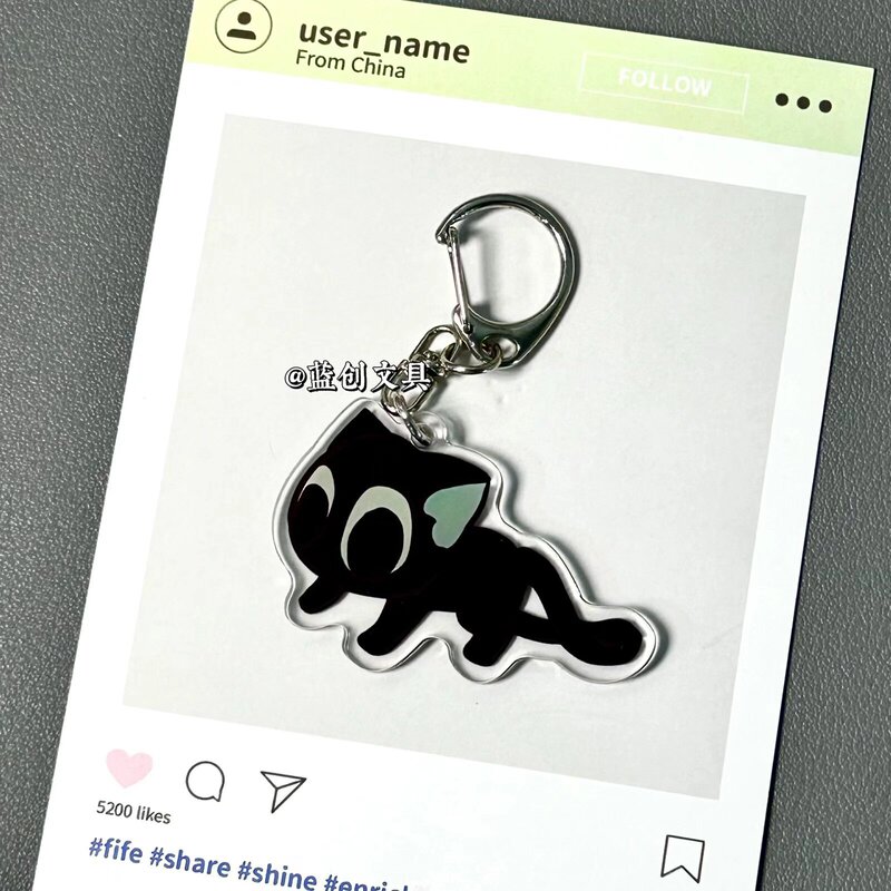工厂直销罗小黑战记电影周边可爱亚克力谷子包包装饰挂件钥匙扣|undefined