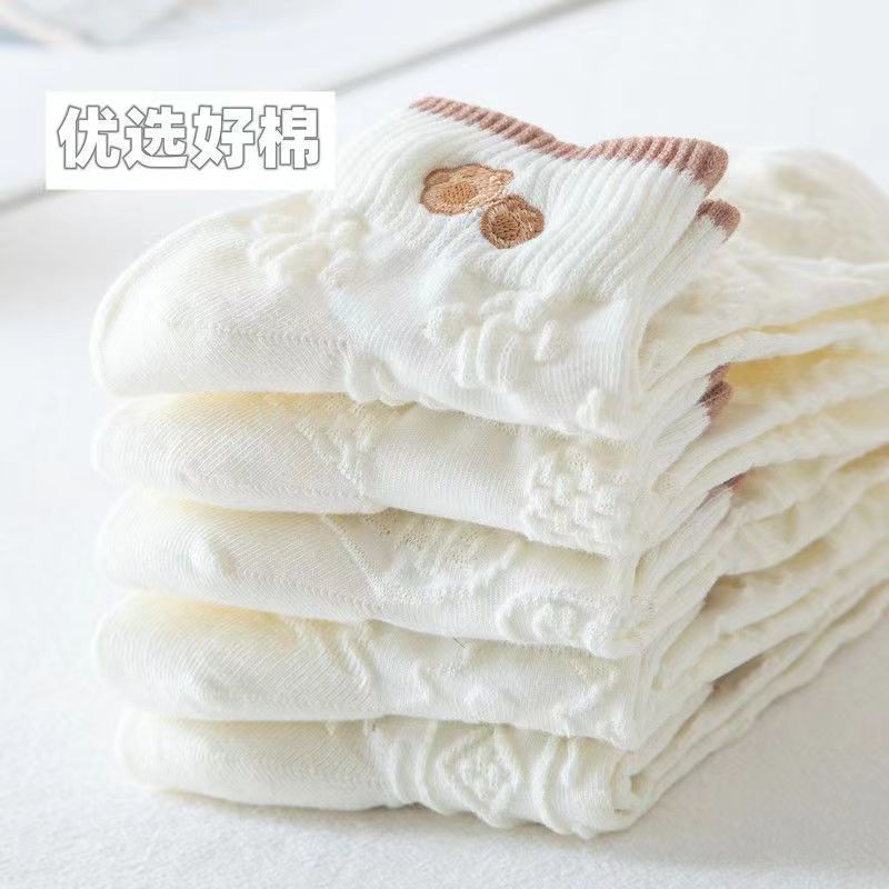 Female white [network red] boat socks female four seasons socks Zhuji supply wholesale short socks stall wholesale male