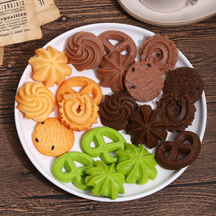 Simulation Cookie Studio Photography Model Pvc Mini Cranberry Crown Cookie Wholesale