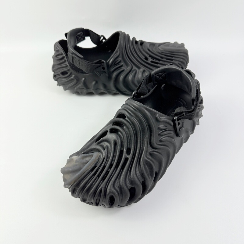 Cro Card Brand New Fingerprint Hole Shoes for Men and Women, Non-Slip Slippers, Beach Sandals, Outdoor Leisure