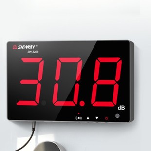 Sndway Noise Decibel Meter Wall-Mounted Noise Tester Sw-525B
