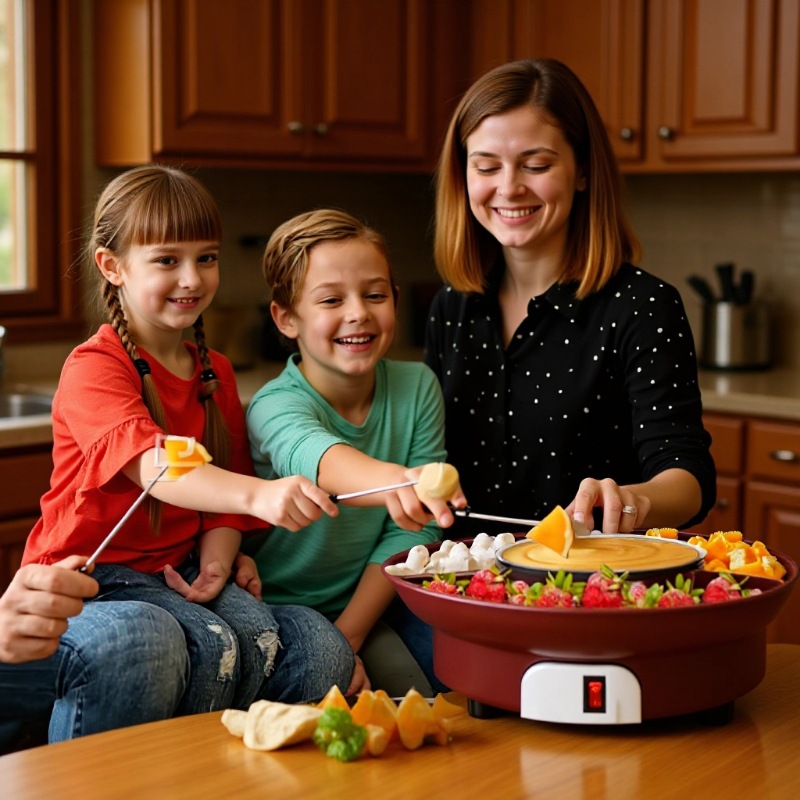 水果盘融化锅加热巧克力喷泉机厨房烘焙火锅巧克力酱机跨境熔化炉