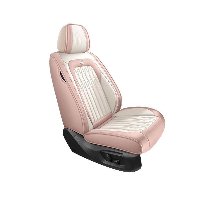 25 Years New All-Inclusive Diamond-Shaped Full-Leather Car Seat Cushion for All Seasons Manufacturer Wholesale All-Inclusive Seat Cover Cushion