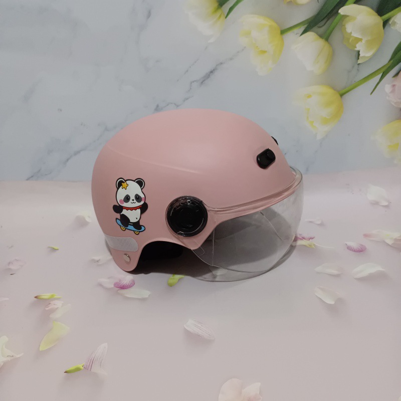 3C certification 1-5 years old electric car motorcycle children's helmet cute cartoon anti-fall summer adjustable helmet