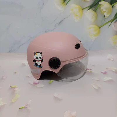 Motosiklet kaskı (dəbilqə): old electric car motorcycle - light-pink-hd-short-1-5-years-old-skateboard-bear-jz