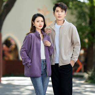 Extra Large size women's clothing aoli velvet thickened stand collar zipper sweater coat chubby girl autumn and winter warm simple 575522