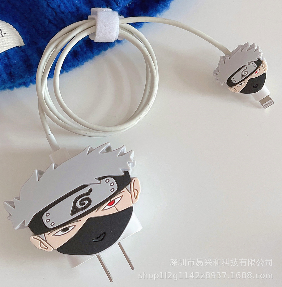 Aplicable Apple 18W / 20W cargador de cabeza de cubierta cargador de cubierta de cable de datos cubierta de 4 piezas al por mayor