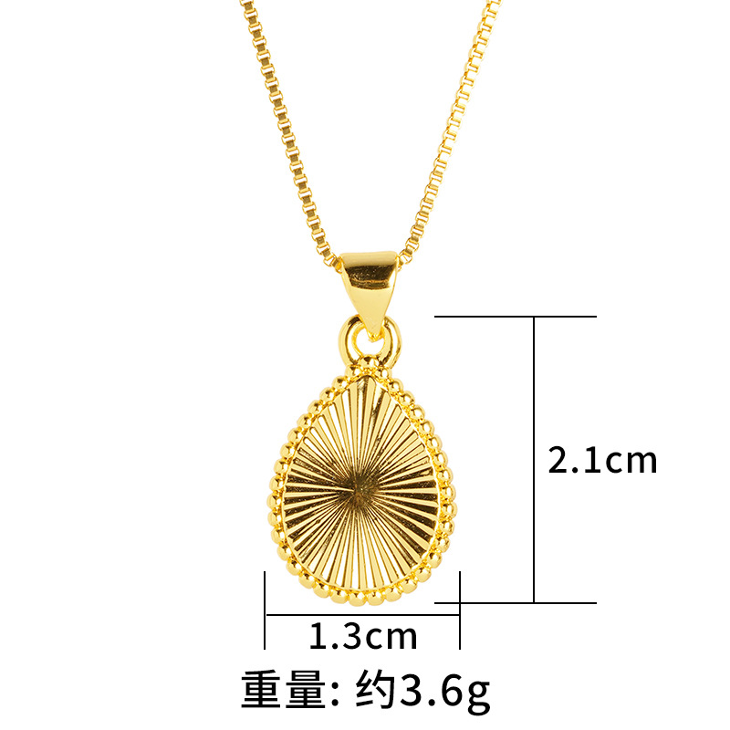 Nueva Vietnam gota de oro colgante de la moda de las mujeres transfronterizas viven joyería caliente Yiwu suministro de joyas al por mayor
