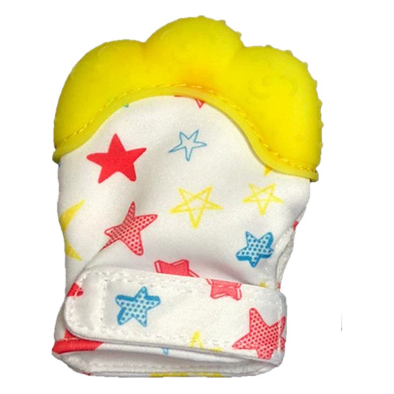 Amazon Explosions Детские силиконовые молярные перчатки с защитой от укусов Крышка пальца Детские вокальные гелевые игрушки для зубов