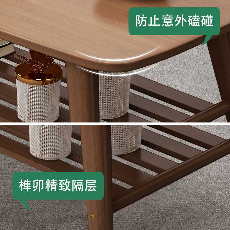 Mesa de té doméstica sala de estar mesa de té pequeña casa moderna de lujo ligero simple nórdico sofá lado de varias mesas red