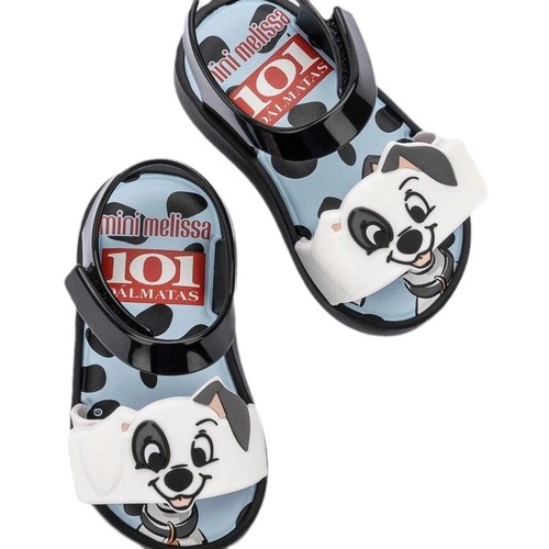 Melissa Children's Shoes 2024 New Children's Sandals Summer Baby Jelly Shoes Cartoon Open Toe Velcro Beach Shoes