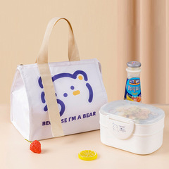 保温手提げかばんサラリーマン弁当袋創意アニメ弁当袋学生はご飯を持っています。