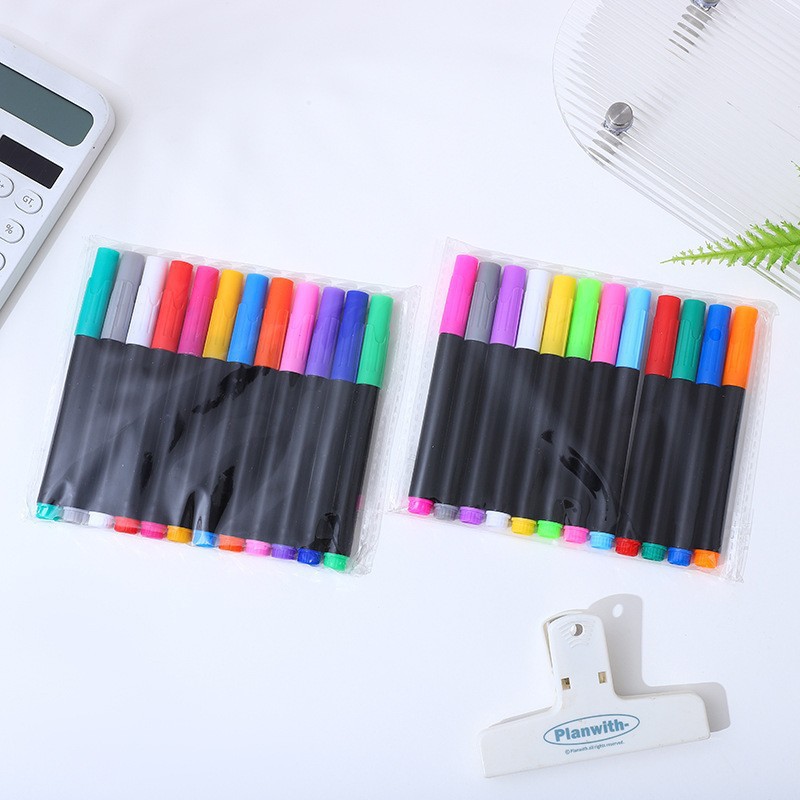 Lápiz líquido borrable lápiz de lámpara LED lápiz de pizarra borrable lápiz de pizarra de pizarra de color lápiz resaltado