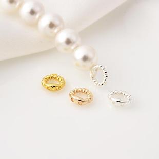 Xizang Coil Jewelry Accessories Real Gold Electroplated Pearl Handmade Bracelet Pearl Necklace Gold-Filled Earrings Wholesale