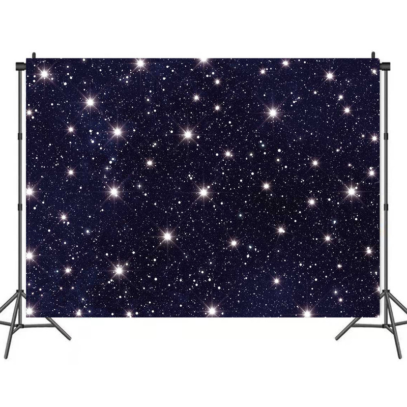 Amazon Universe Space Night Sky stars photography background cloth birthday party baby bath decoration 5x3ft