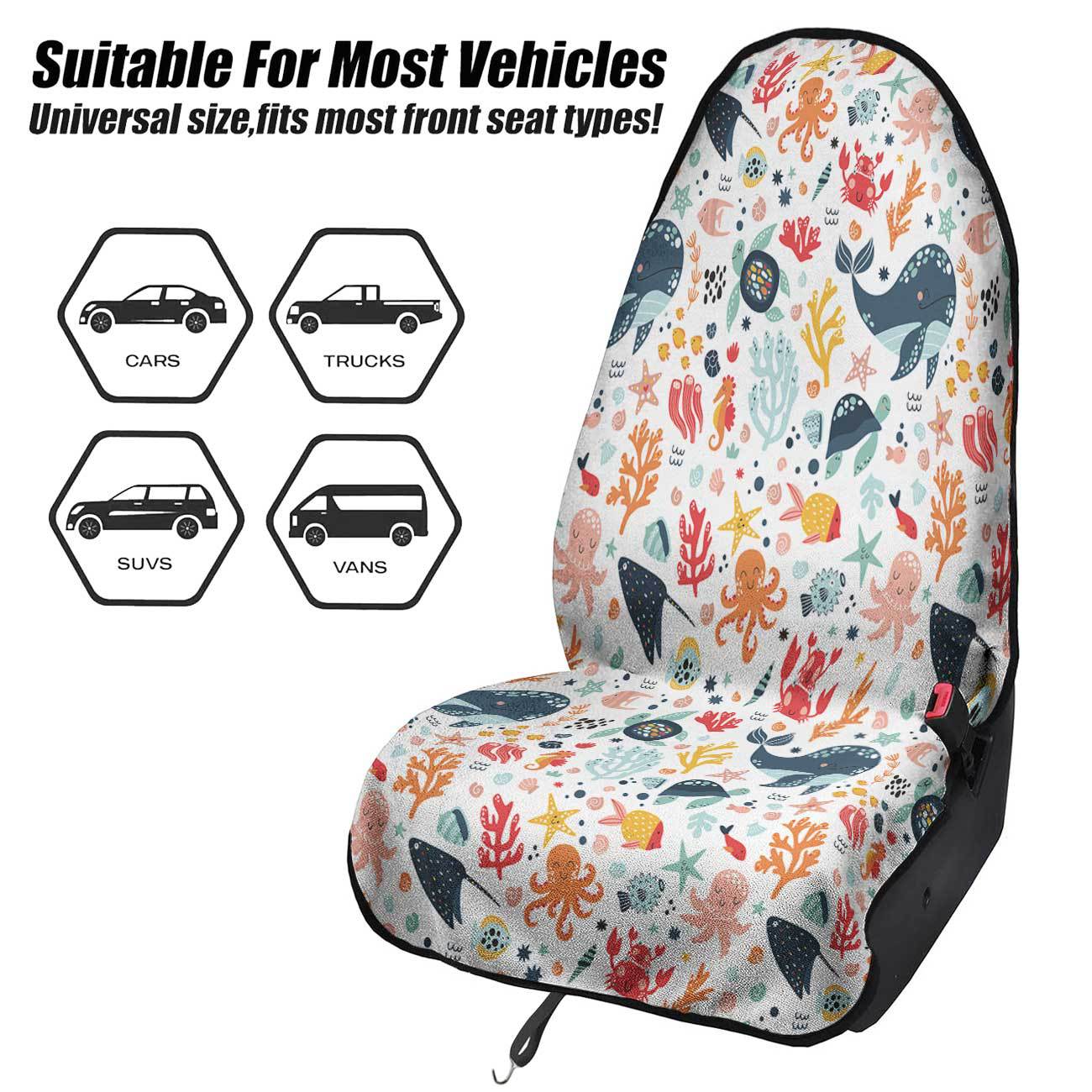 Marine seat towel cover front seat protector suitable for gym and exercise, universal for all seasons and car use
