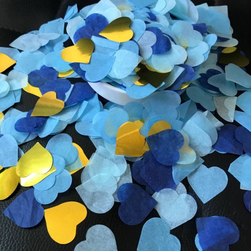 10g colorido 2.5cm confeti de amor fiesta de bodas de San Valentín sosteniendo pétalos globos transparentes relleno de bola de olas