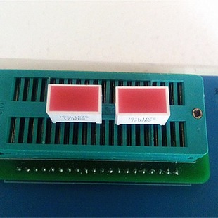 Factory direct supply digital tube LED game lamp plane tube 7.5mm * 14mm * 8 bright red hair red