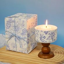 中式山茶花香薰蜡烛浪漫结婚房间伴手礼物高级卧室女生复古高颜值