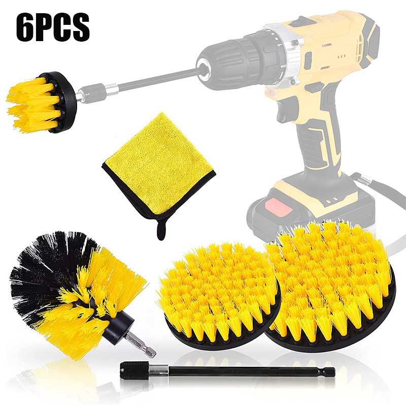 6 피스 타이어 클리닝 브러시