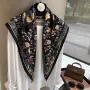 两用波点印花新款丝巾