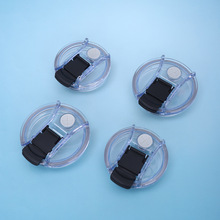 透明40oz手柄汽车杯盖冰霸杯翻片盖密封防漏保温性强螺纹锁盖批发