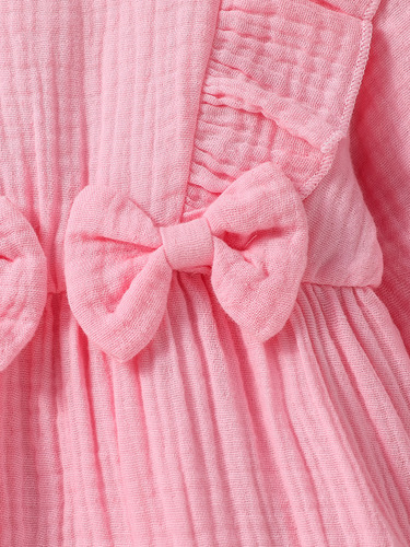 Baby Girl Candy Color Cute Set with INS Long Sleeve Bodysuit, Hairband, and Princess Three-Piece Suit for Crawling