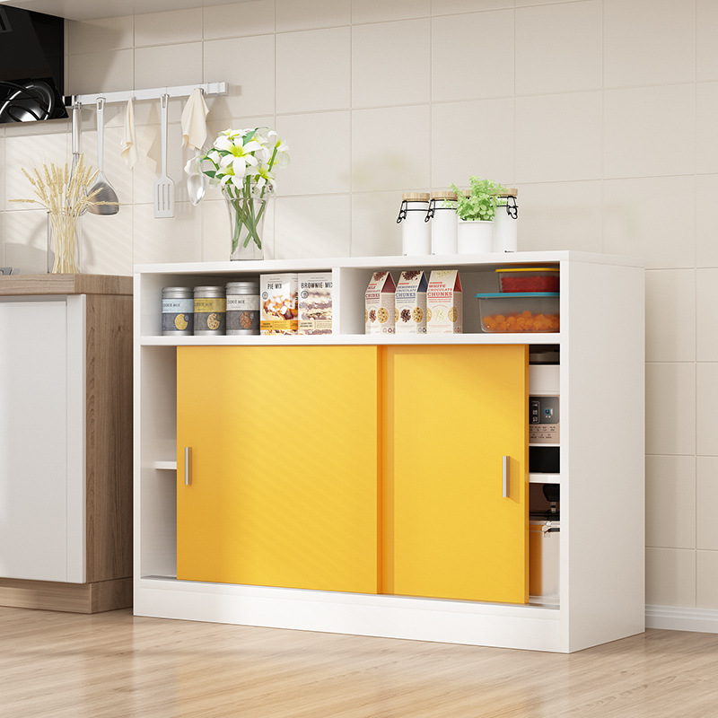 444Z wholesale solid wood sliding door balcony cabinet bay window cabinet base cabinet low cabinet shoe cabinet sliding door storage cabinet storage organizer