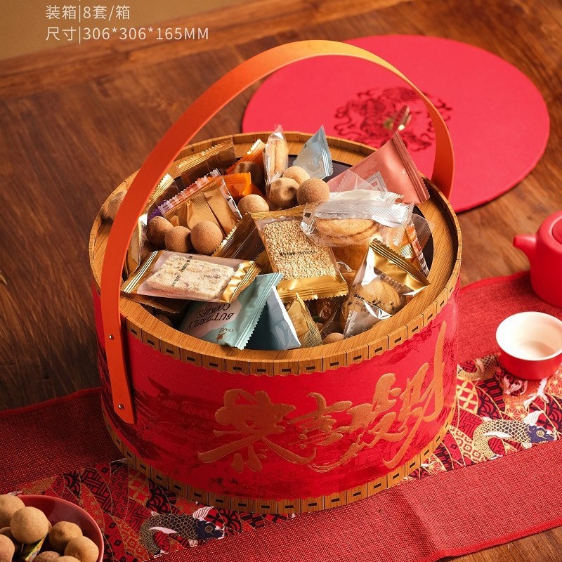 恭喜发财系列喜糖散茶礼盒新年商务送礼高档礼盒包装空盒