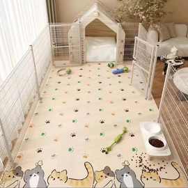 免洗厨房地垫复古方砖一抹净地垫家用全铺防水防油防滑垫一擦即净