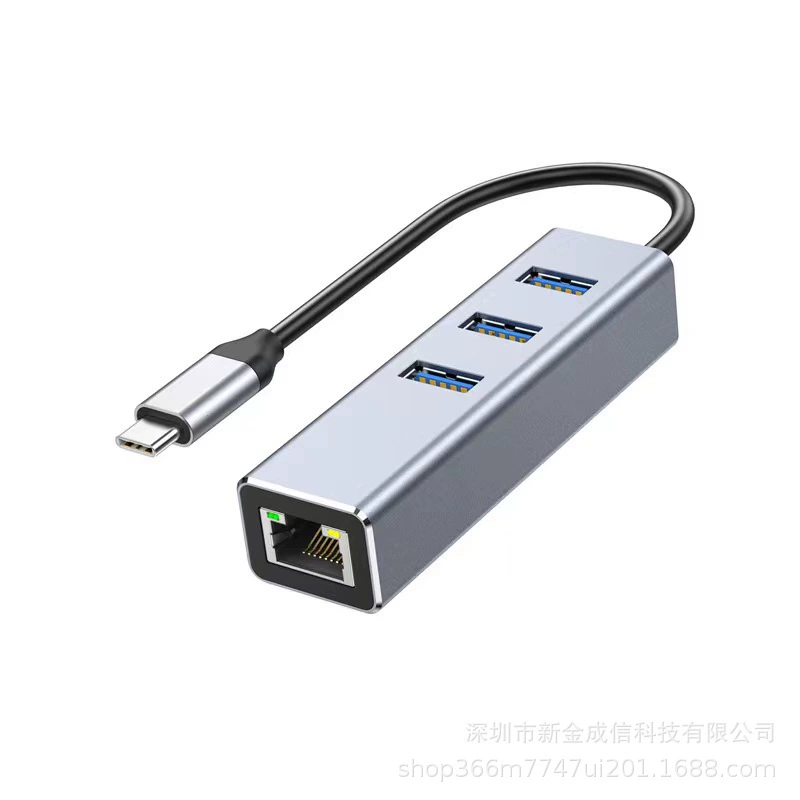 Фабрика оптом TYPE-C/USB алюминиевый сплав Muri док-станция 3.0HUB Gigabit порт без привода спот